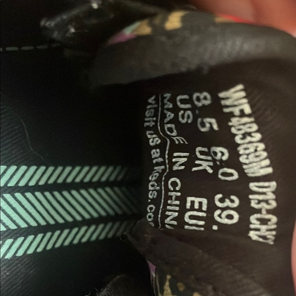 Keds Rookie Athletic Sneakers Leopard Floral Canvas Womens 8.5 EUC - Picture 8 of 9